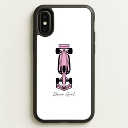 Racer Girl Phone Case - iPhone X / XS