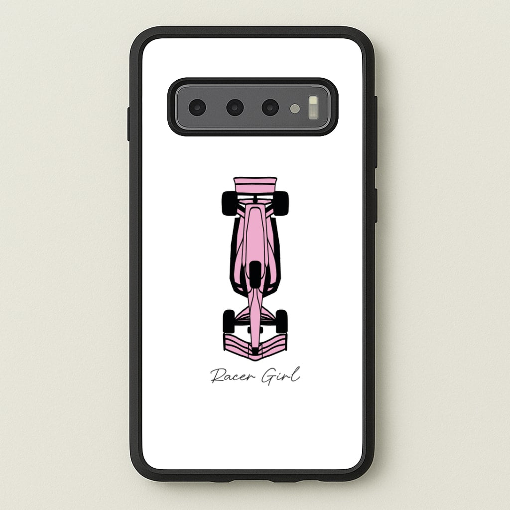 Racer Girl Phone Case - Galaxy S10