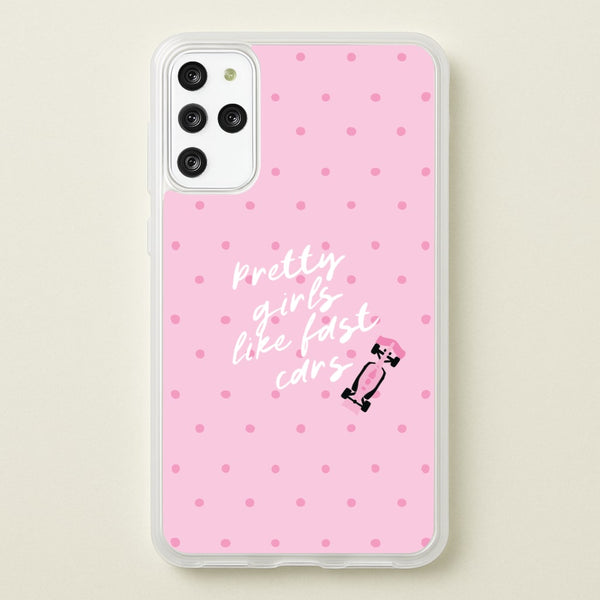 Pretty Girls Like Fast Cars Phone Case - Galaxy S20 Plus