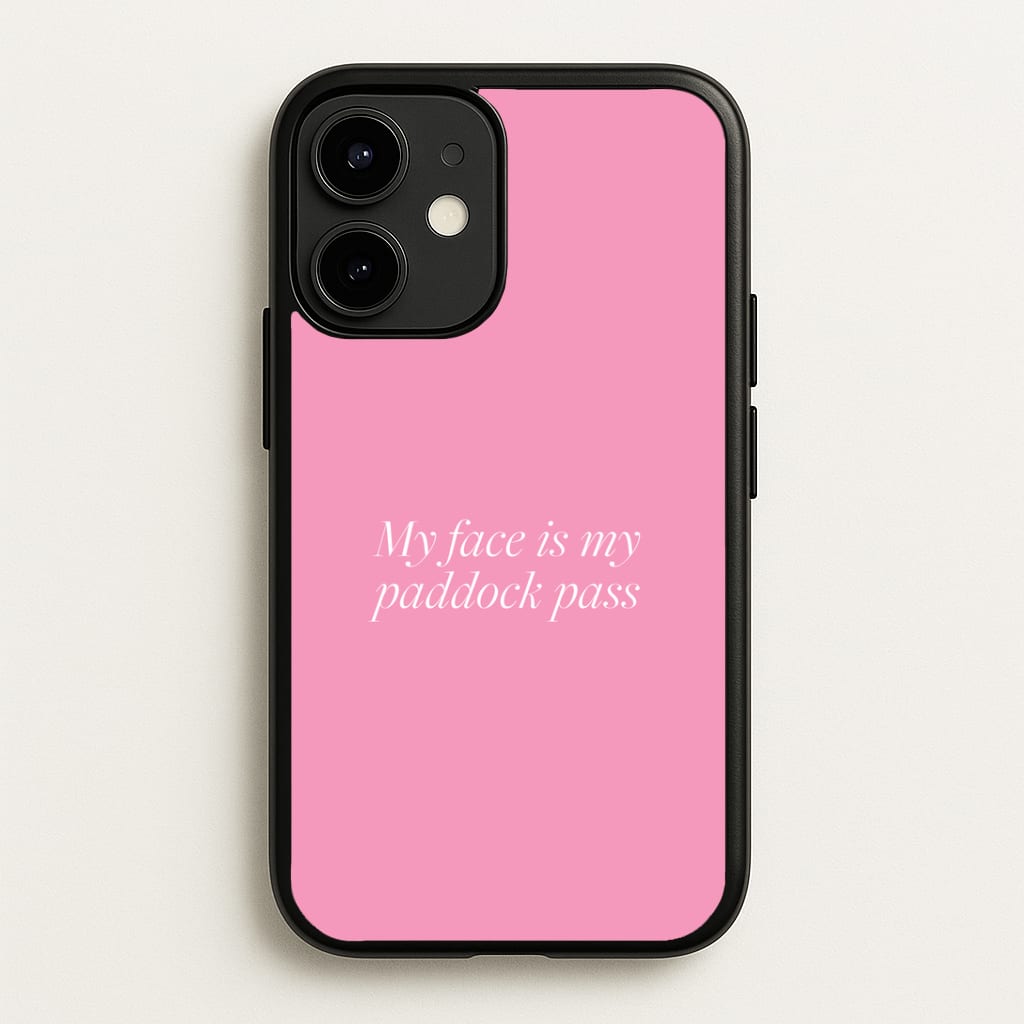 Paddock Pass Phone Case - iPhone 12 Mini