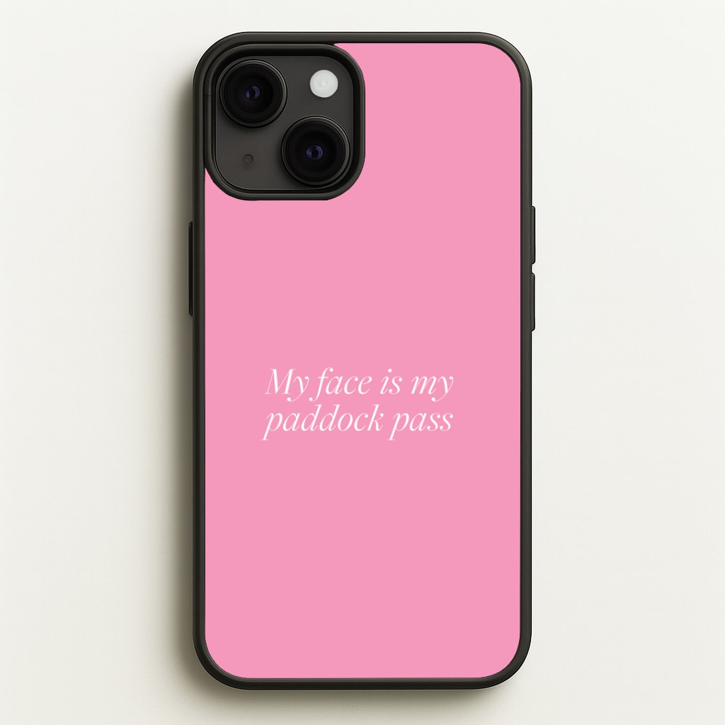 Paddock Pass Phone Case - iPhone 13
