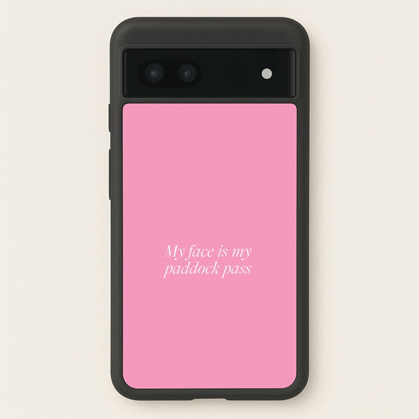 Paddock Pass Phone Case - Google Pixel 6a