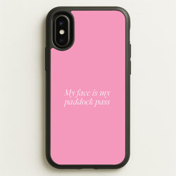 Paddock Pass Phone Case - iPhone X / XS