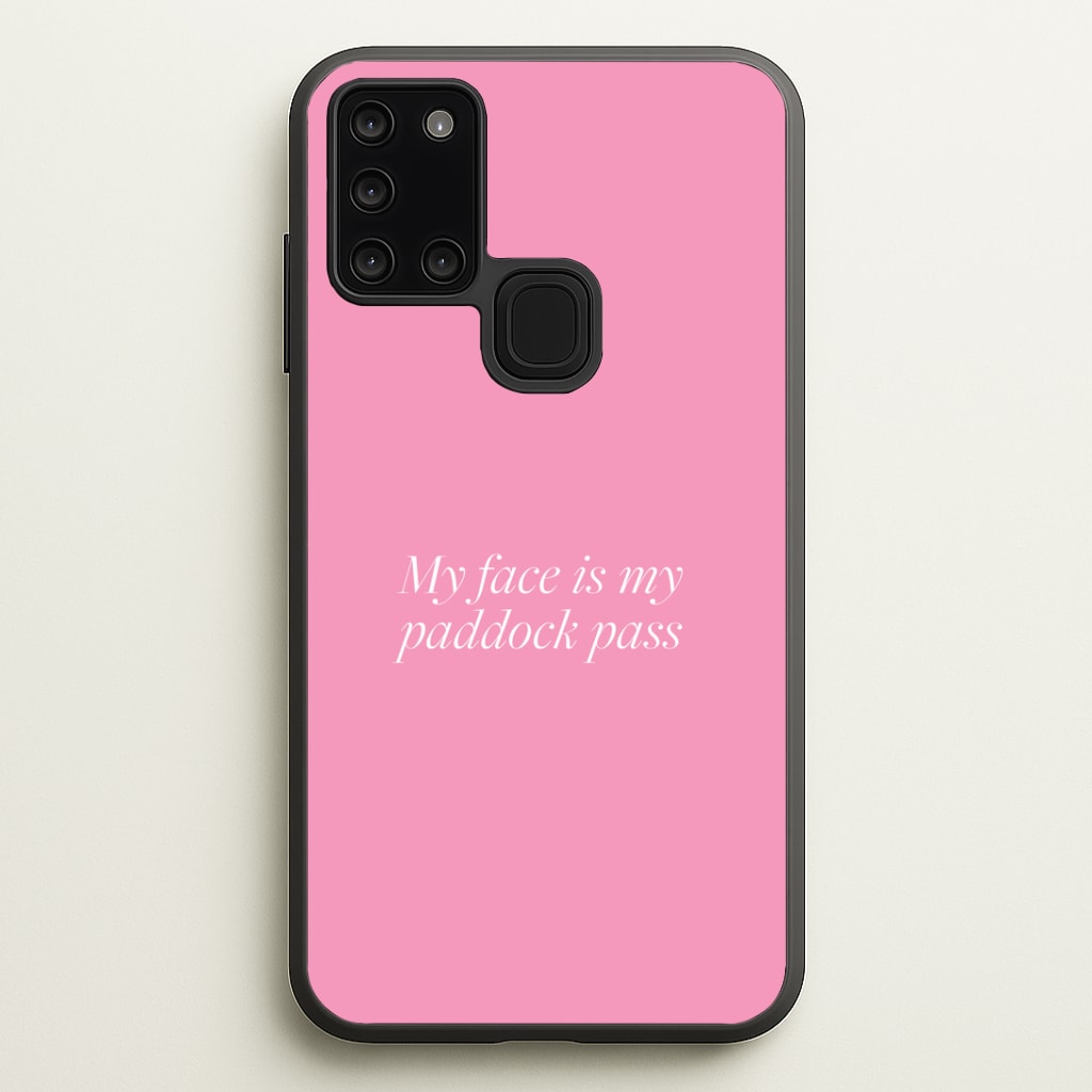 Paddock Pass Phone Case - Galaxy A21s