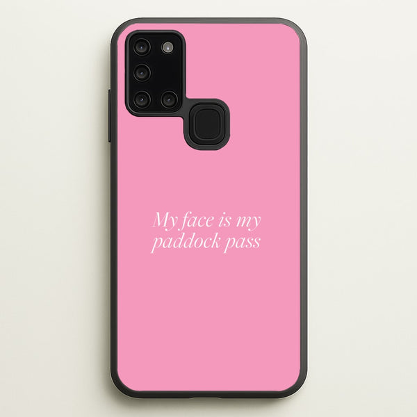 Paddock Pass Phone Case - Galaxy A21s