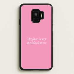 Paddock Pass Phone Case - Galaxy S9