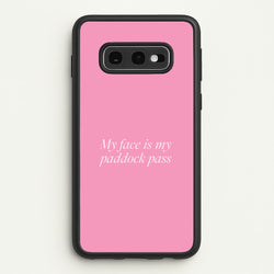 Paddock Pass Phone Case - Galaxy S10e