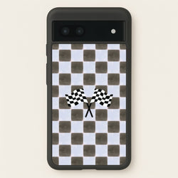 Blueberry Final Flag Phone Case - Google Pixel 6a