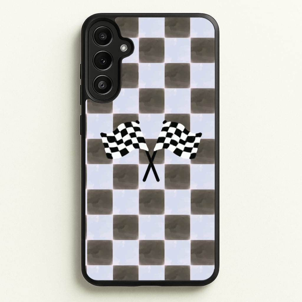 Blueberry Final Flag Phone Case - Galaxy A34