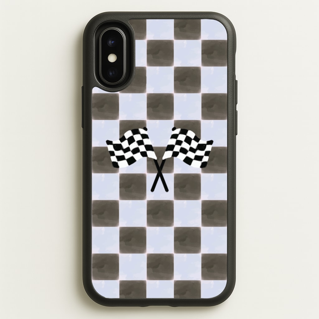 Blueberry Final Flag Phone Case - iPhone X / XS