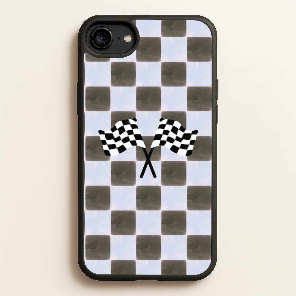 Blueberry Final Flag Phone Case - iPhone 6 / 7 / 8 / SE