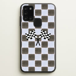 Blueberry Final Flag Phone Case - Galaxy A21s