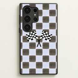 Blueberry Final Flag Phone Case - Galaxy S25 Ultra