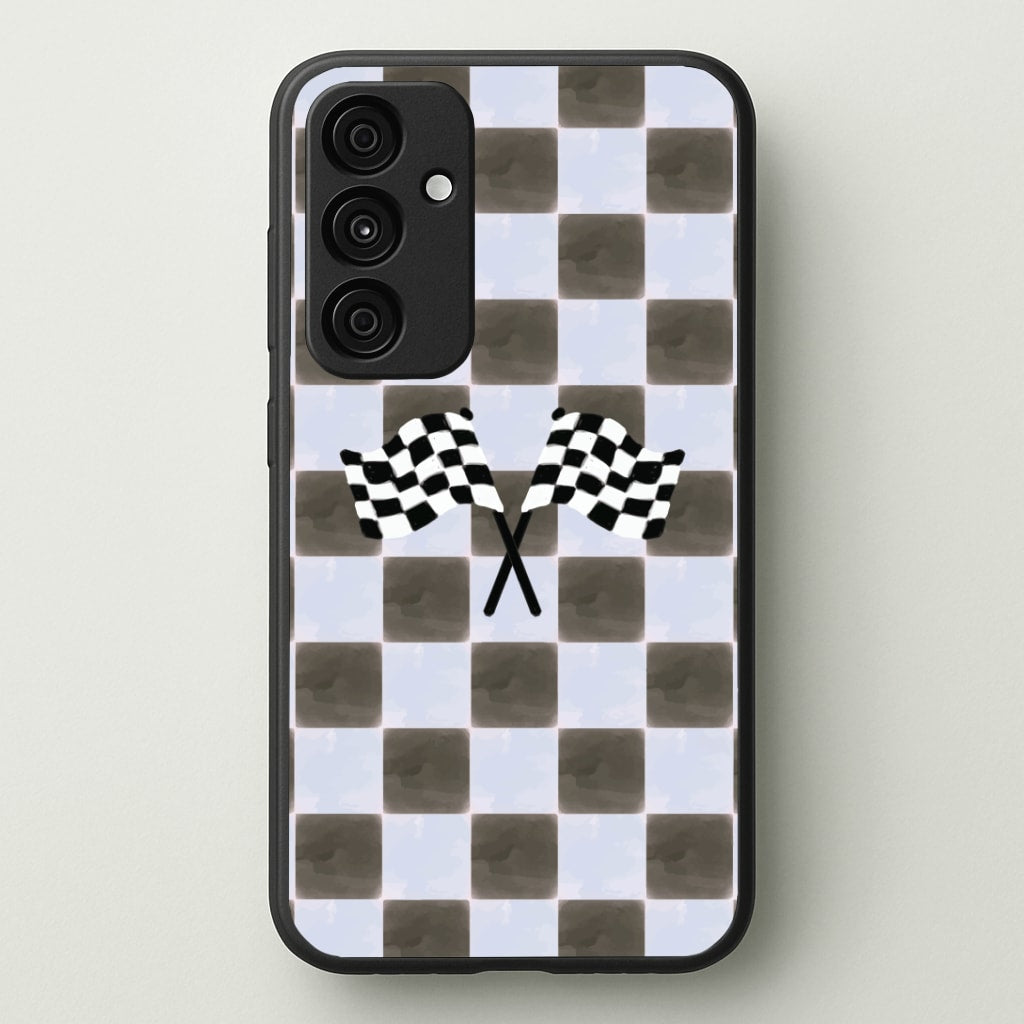 Blueberry Final Flag Phone Case - Galaxy A55