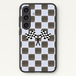 Blueberry Final Flag Phone Case - Galaxy S24FE