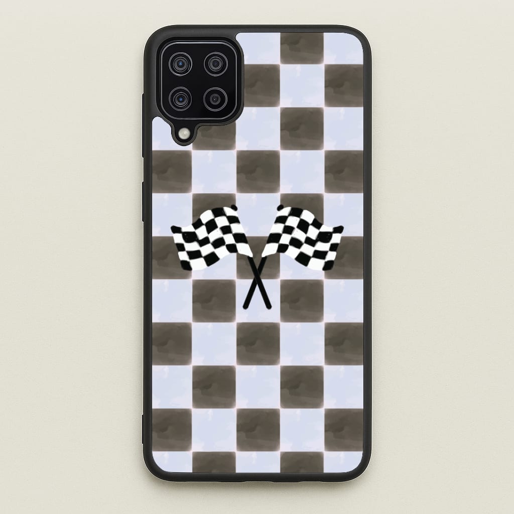 Blueberry Final Flag Phone Case - Galaxy A12