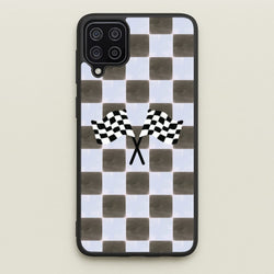 Blueberry Final Flag Phone Case - Galaxy A12