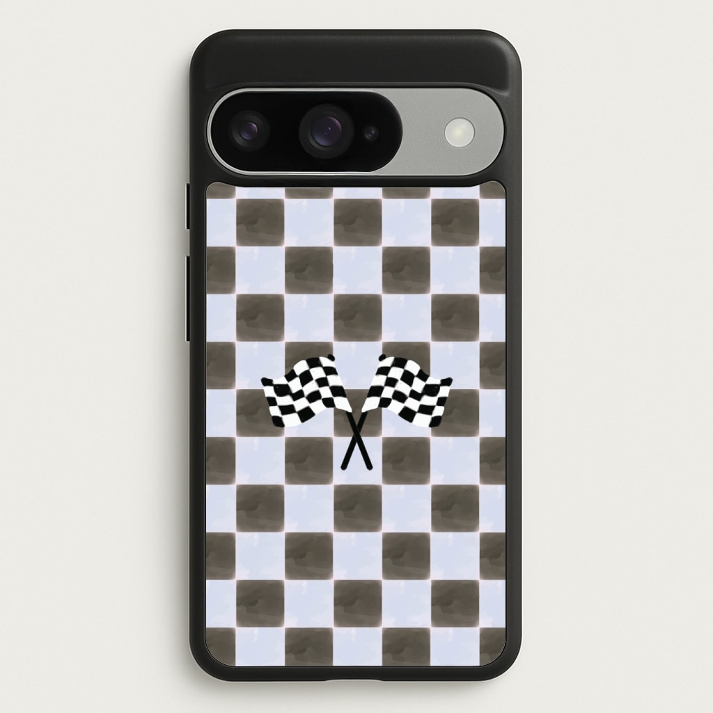 Blueberry Final Flag Phone Case - Google Pixel 10 / 10 Pro