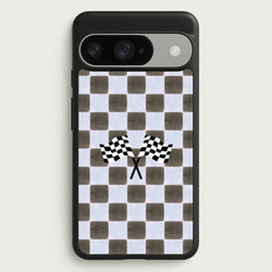 Blueberry Final Flag Phone Case - Google Pixel 10 / 10 Pro