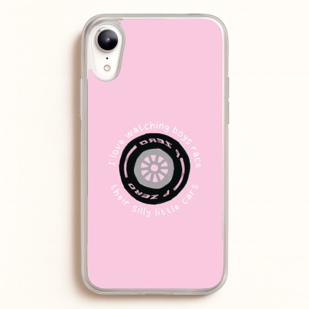 Boys And Their Silly Little Cars Phone Case - iPhone XR