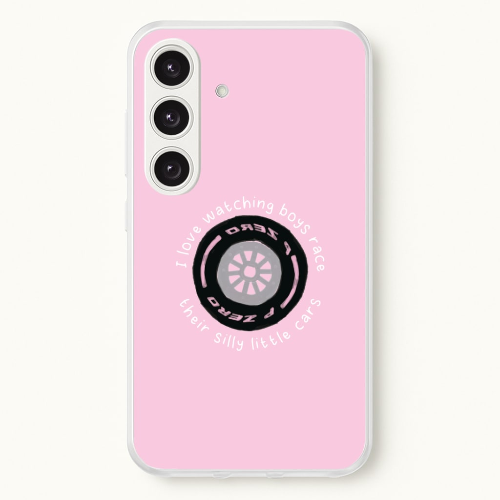 Boys And Their Silly Little Cars Phone Case - Galaxy S24