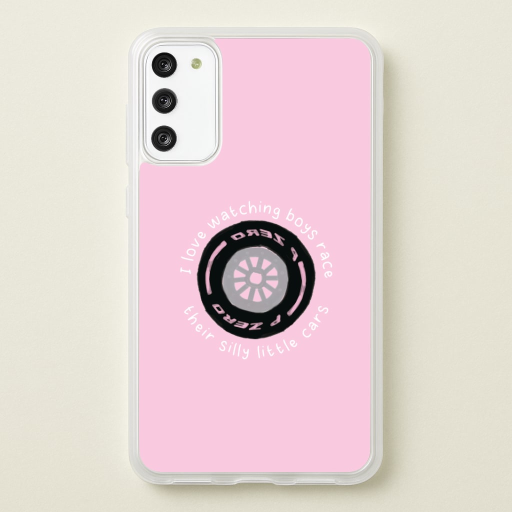 Boys And Their Silly Little Cars Phone Case - Galaxy S20FE