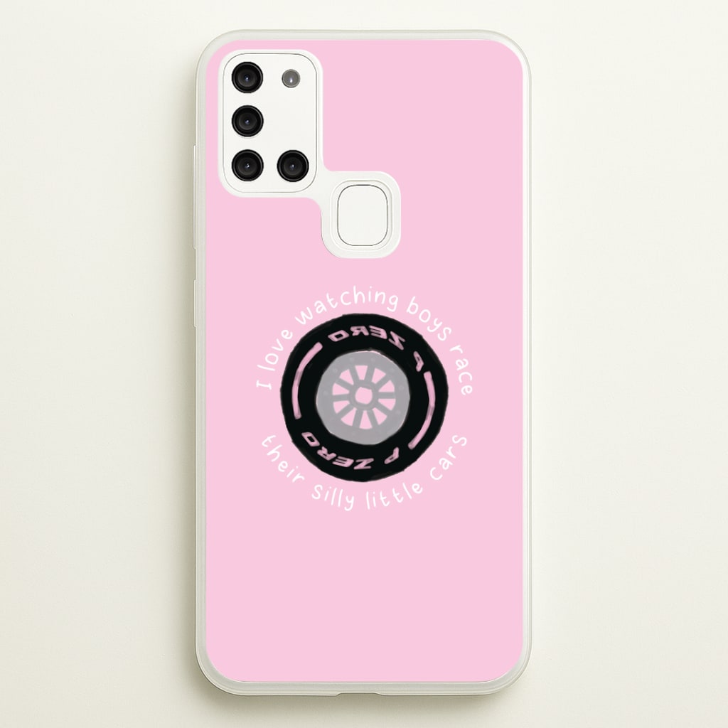 Boys And Their Silly Little Cars Phone Case - Galaxy A21s