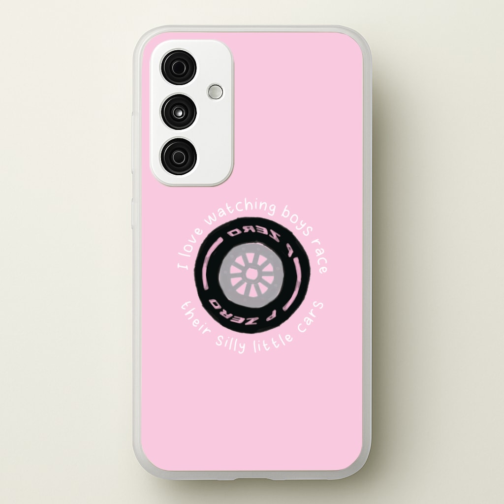 Boys And Their Silly Little Cars Phone Case - Galaxy A15