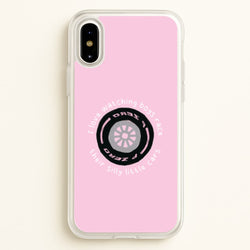 Boys And Their Silly Little Cars Phone Case - iPhone X / XS