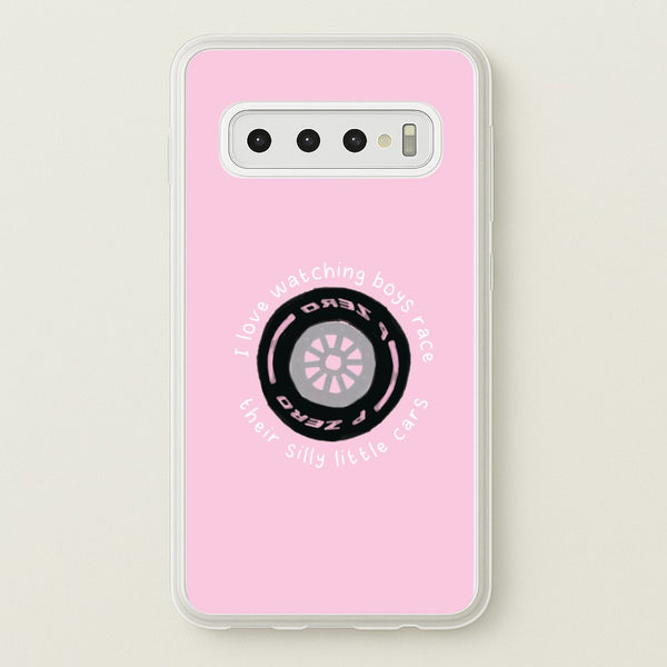 Boys And Their Silly Little Cars Phone Case - Galaxy S10