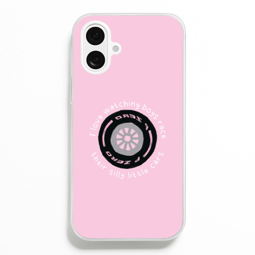 Boys And Their Silly Little Cars Phone Case - iPhone 16