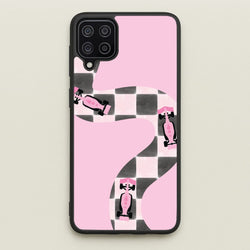 Checkered Track Phone Case - Galaxy A12