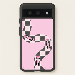 Checkered Track Phone Case - Google Pixel 8a