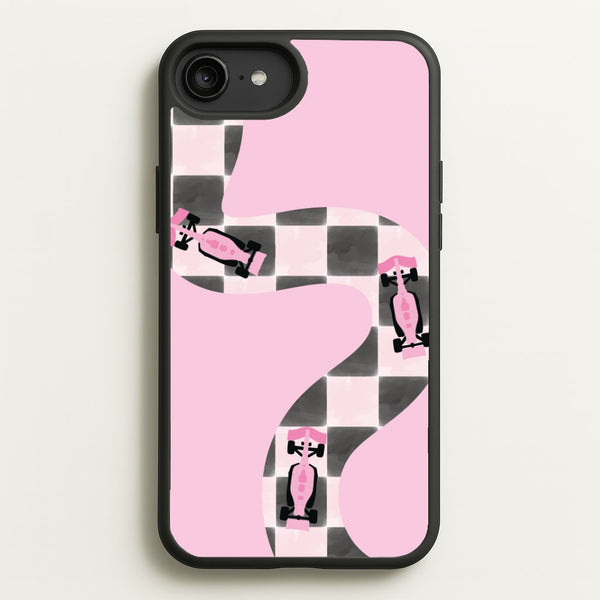 Checkered Track Phone Case - iPhone 6+ / 7+ / 8+