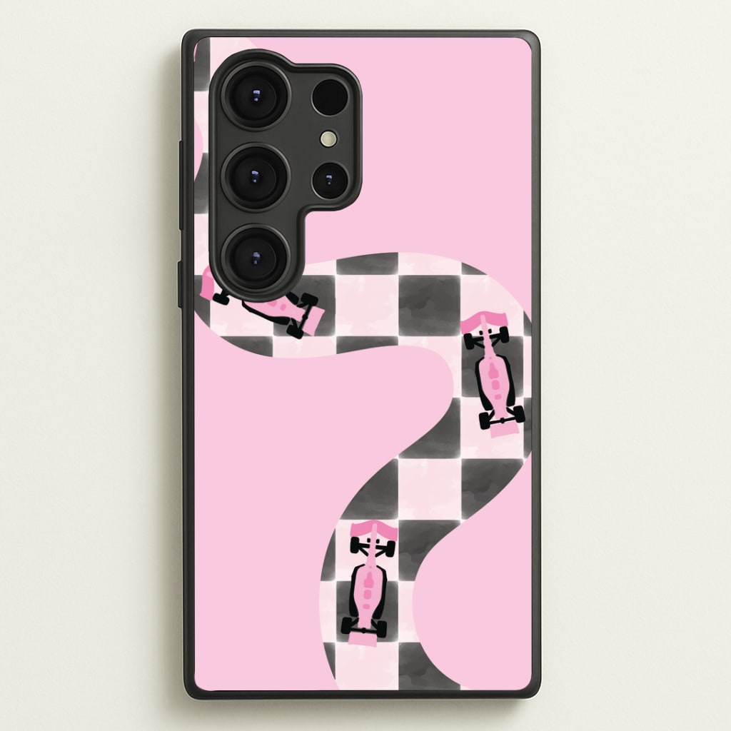 Checkered Track Phone Case - Galaxy S25 Ultra