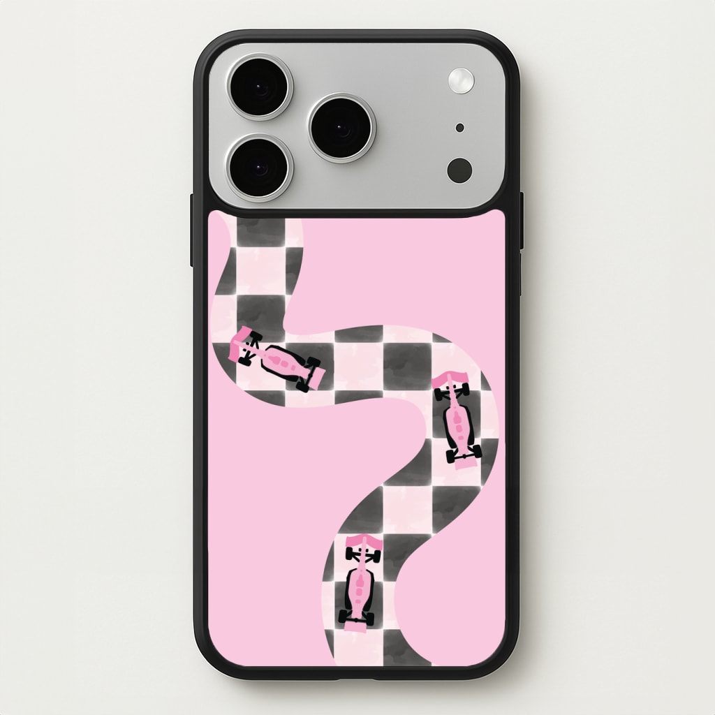 Checkered Track Phone Case - iPhone 17 Pro