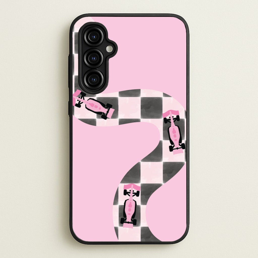Checkered Track Phone Case - Galaxy A54