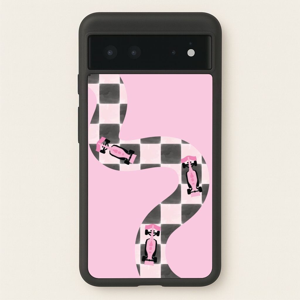 Checkered Track Phone Case - Google Pixel 6