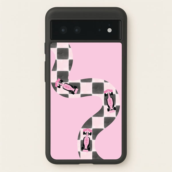 Checkered Track Phone Case - Google Pixel 6