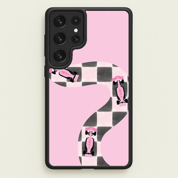 Checkered Track Phone Case - Galaxy S22 Ultra