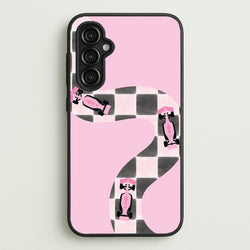 Checkered Track Phone Case - Galaxy A14