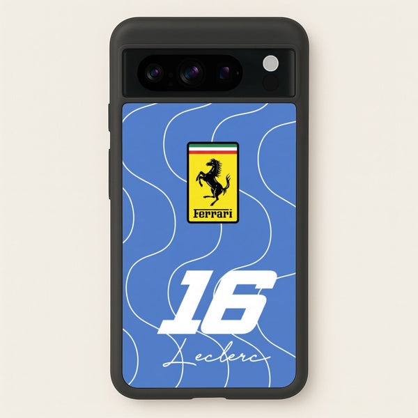 Blue 16 - Charles Leclerc Phone Case - Google Pixel 8 Pro / Standard