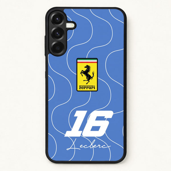 Blue 16 - Charles Leclerc Phone Case - Galaxy A17 / Standard