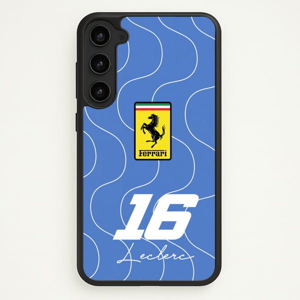 Blue 16 - Charles Leclerc Phone Case - Galaxy S23 Plus / Standard