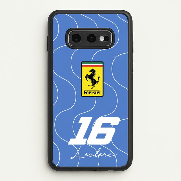 Blue 16 - Charles Leclerc Phone Case - Galaxy S10e / Standard