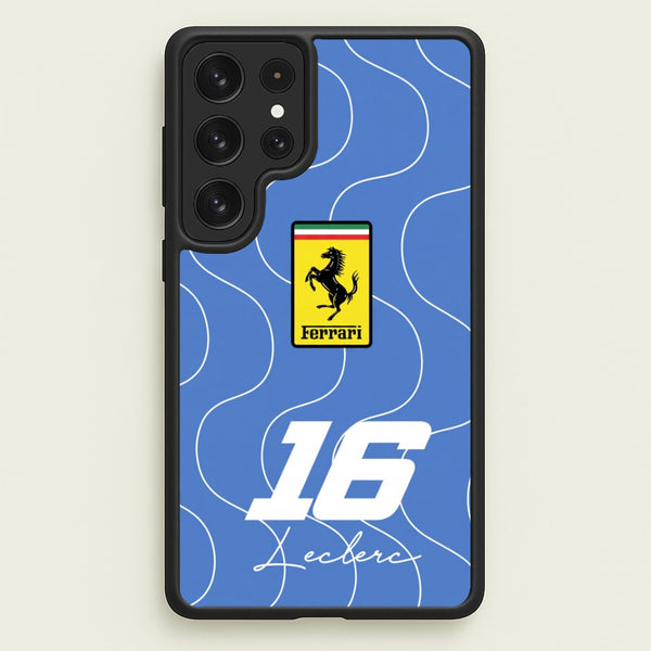 Blue 16 - Charles Leclerc Phone Case - Galaxy S23 Ultra / Standard