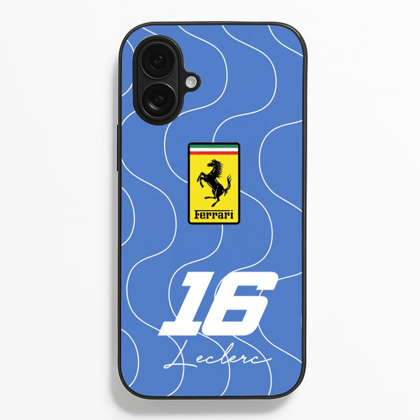 Blue 16 - Charles Leclerc Phone Case - iPhone 16 Plus / Standard
