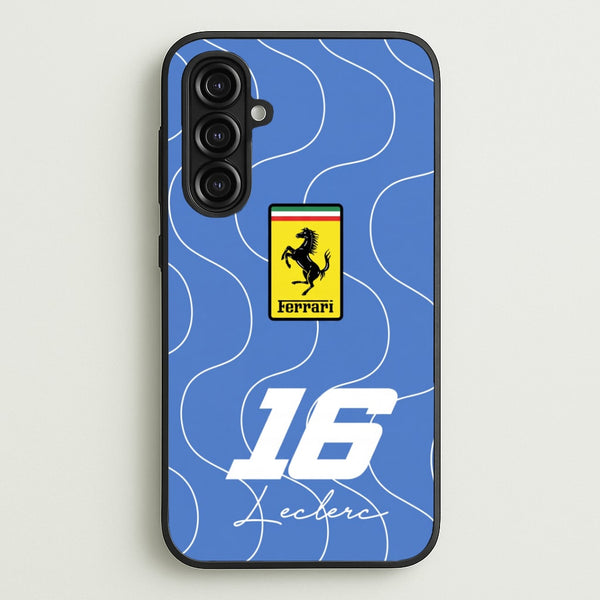 Blue 16 - Charles Leclerc Phone Case - Galaxy A16 / Standard