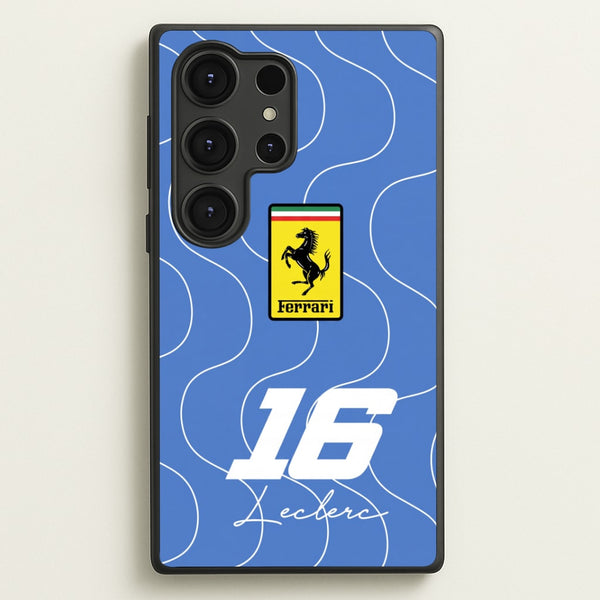Blue 16 - Charles Leclerc Phone Case - Galaxy S25 Ultra / Standard