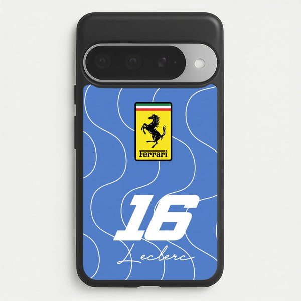 Blue 16 - Charles Leclerc Phone Case - Google Pixel 10 Pro XL / Standard